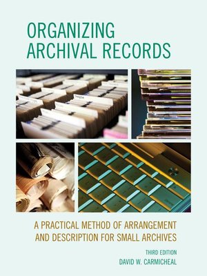 cover image of Organizing Archival Records